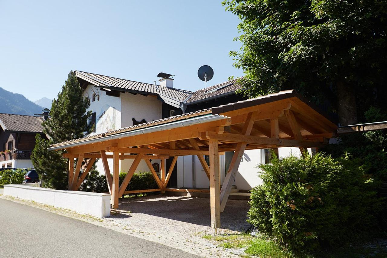 Ferienwohnung Zum Hirschgarten Krün Eksteriør bilde