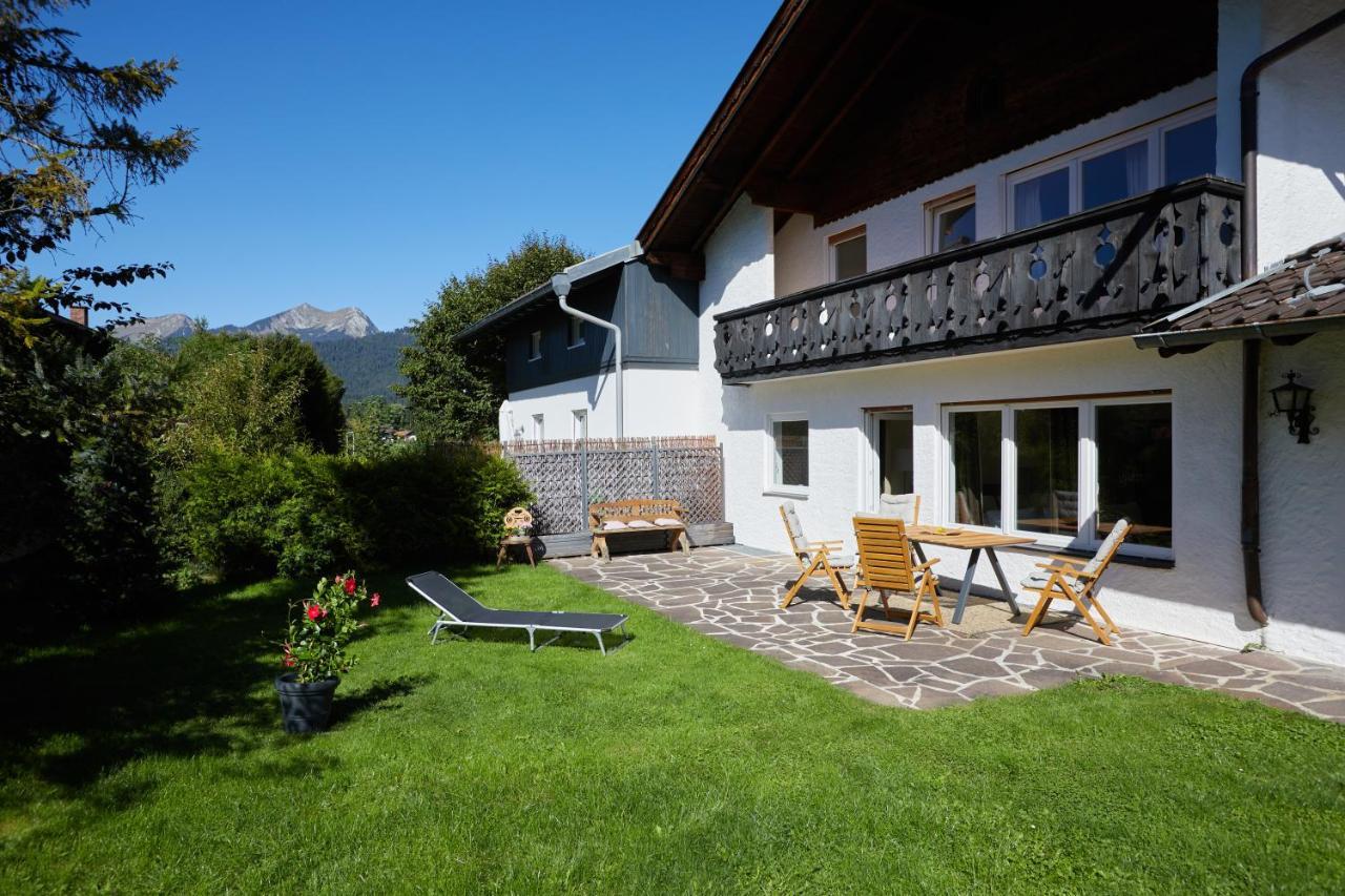 Ferienwohnung Zum Hirschgarten Krün Eksteriør bilde