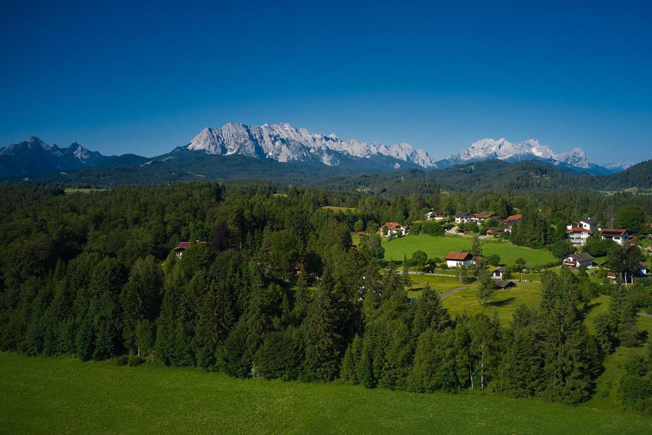Ferienwohnung Zum Hirschgarten Krün Eksteriør bilde